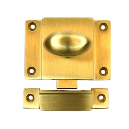 Emtek Satin Brass Latch, 2270US4 2270US4